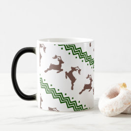 THE BROWN REINDEER PATTERN MAGISK MUGG