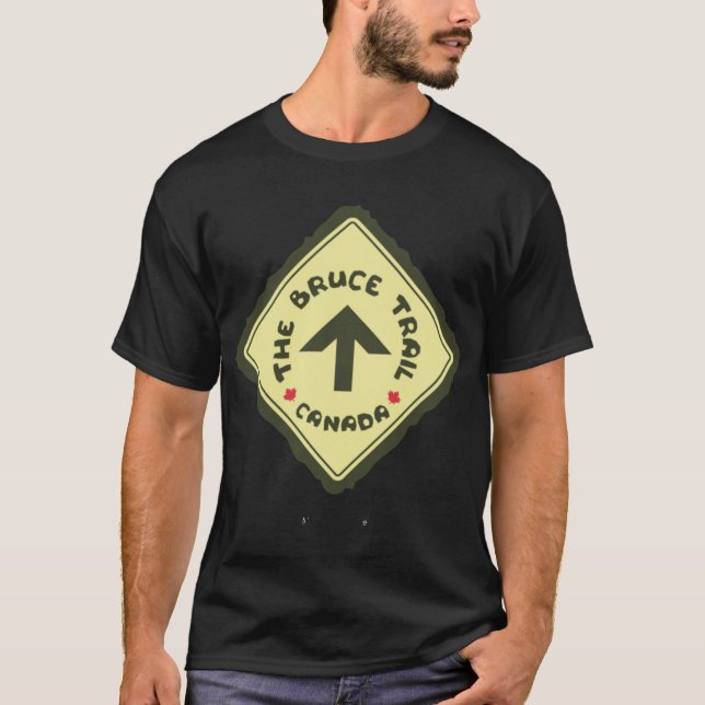 The Brucerail Kanada T Shirt (Framsida)