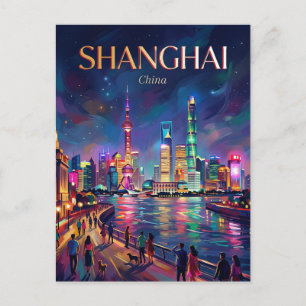 The Bund Kina Vykort