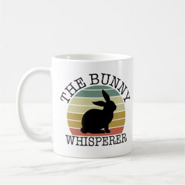 The Bunny Whisperer Shirt, Cool Rabbit Lover Kaffemugg