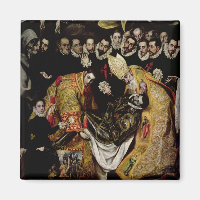 The Burial of Count Orgaz Magnet (Framsidan)