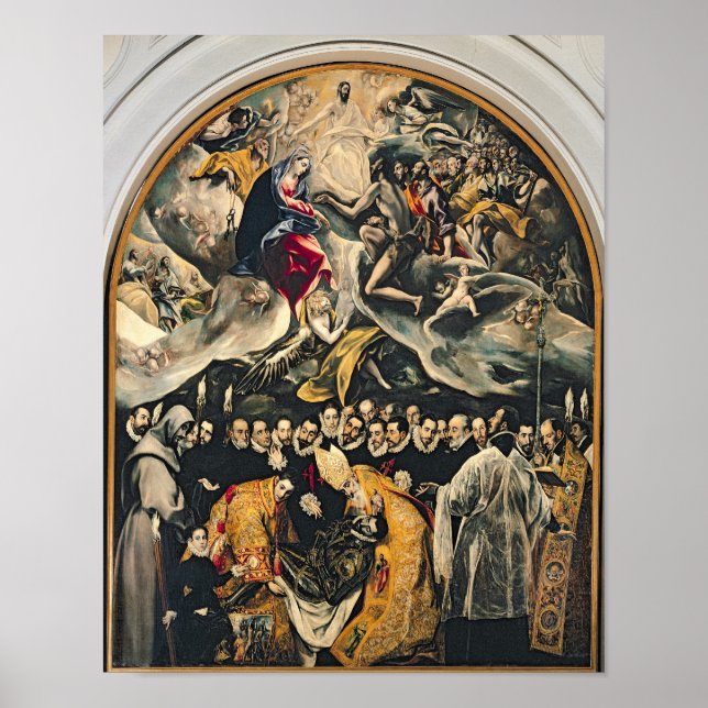 The Burial of Count Orgaz Poster (Framsidan)