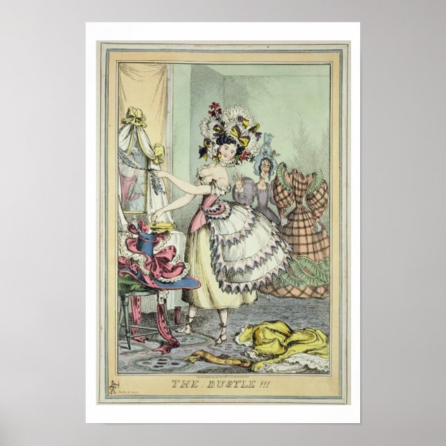 The Bustle, publicerad av Thomas McLean, London (c Poster (Framsidan)