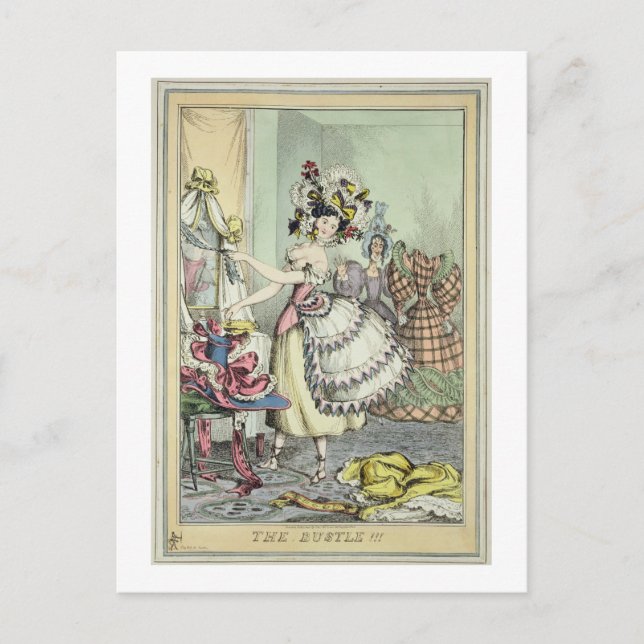 The Bustle, publicerad av Thomas McLean, London (c Vykort (Framsida)