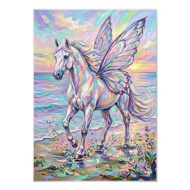 The butterfly horse fototryck (Framsidan)