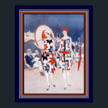 "The Bystander" Art Deco Print av Wilton Williams Poster<br><div class="desc">"The Bystander" - av Wilton Williams - Art Deco Mode Print ca. 1925</div>