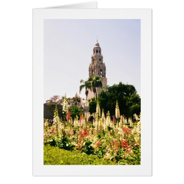 The California Tower Hälsningskort (Framsidan)