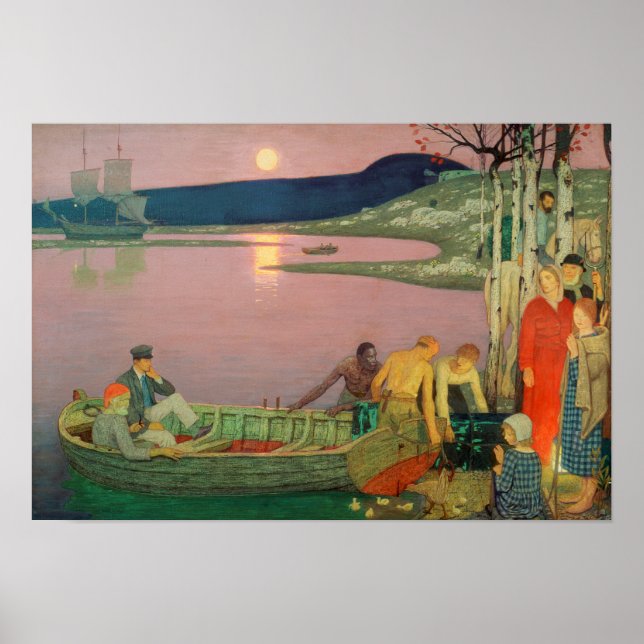 The Call of the Sea, 1925 Poster (Framsidan)