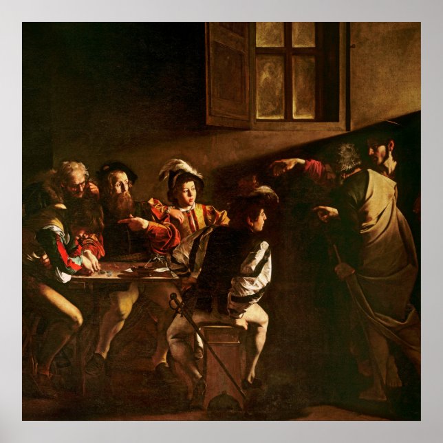 The Calling of St. Matthew, 1598-1601 Poster (Framsidan)