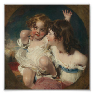 The Calmady Children (Emily, 1818–?1906, and Laura Fototryck