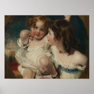 The Calmady Children (Emily, 1818-?1906, Laura Poster