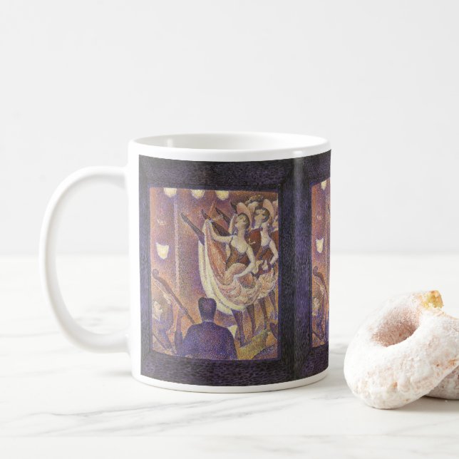 The Can Dance, Le Chahut av Georges Seurat Kaffemugg (Med munk)