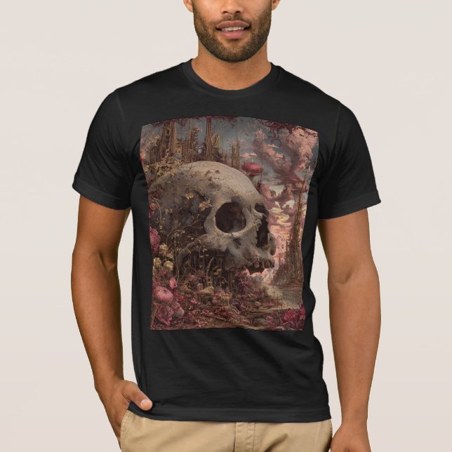 The Candy of Decay – Gothic Surrealist T-Shirt (Framsida)