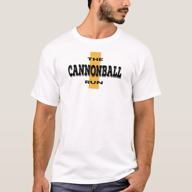 The Cannonball Run T Shirt (Framsida)