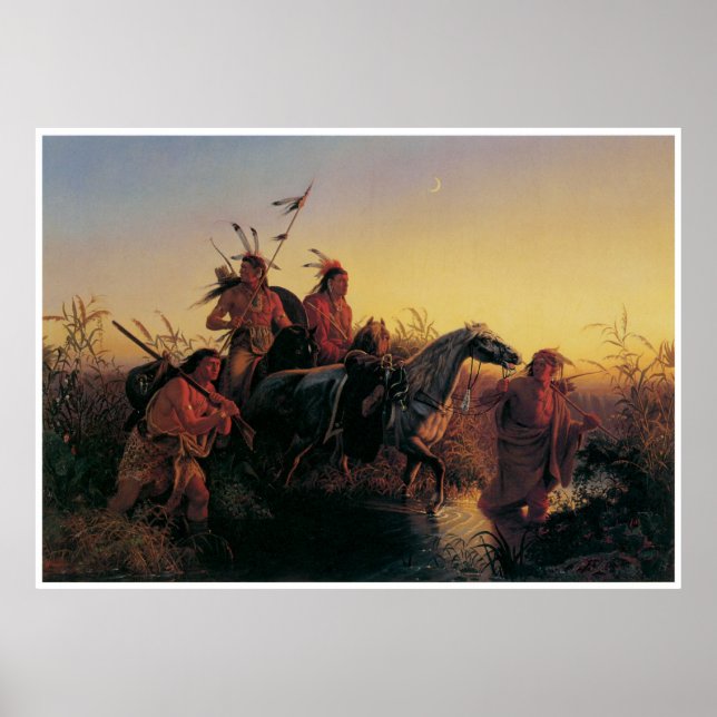 The Captive Charger, 1854 Poster (Framsidan)