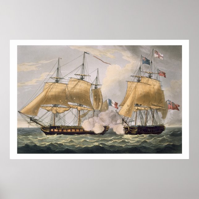 The Capture of La Clorinde, 26 februari 1814, en Poster (Framsidan)