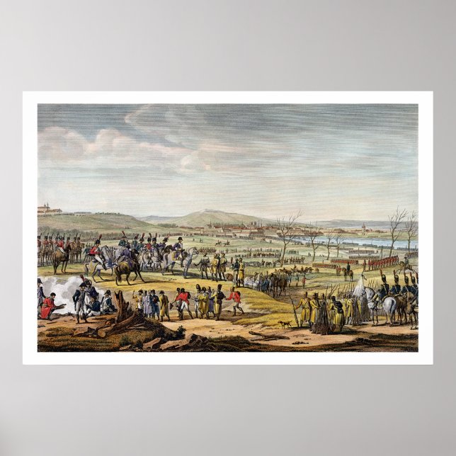 The Capture of Ulm, 17 oktober 1805, ingraverad av Poster (Framsidan)