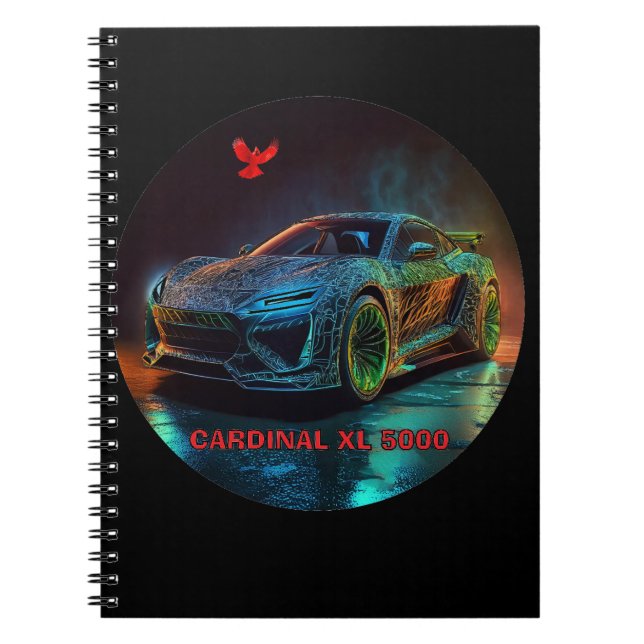 The Cardinal XL5000 Elite Sportbil Anteckningsbok (Framsidan)