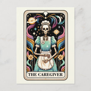 The Caregiver Tarot Retro Gotisk Sjuksköterska Ske Vykort