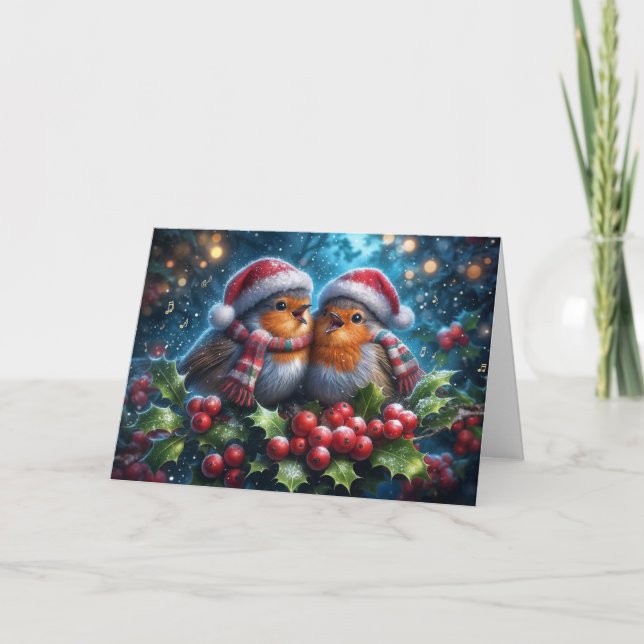 The Carol Singers Card Helgkort (Framsida)