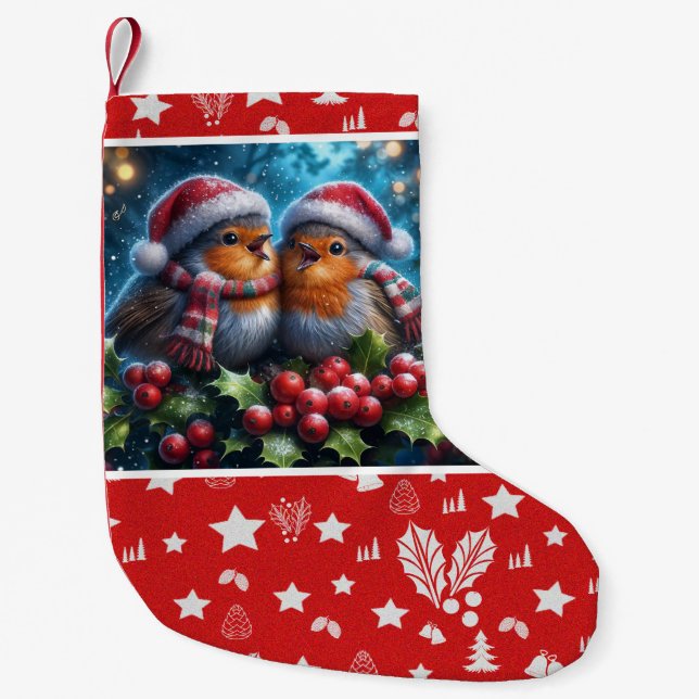 The Carol Singers Christmas Stocking Liten Julstrumpa (Framsidan)
