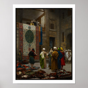 The Carpet Merchant, c.1887 (olja på canvas) Poster