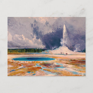 The Castle Geyser, Yellowstone National Park 1874 Vykort