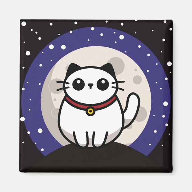 The Cat and The Moon 2025 Magnet (Framsidan)