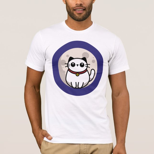 The Cat and The Moon 2025 T Shirt (Framsida)