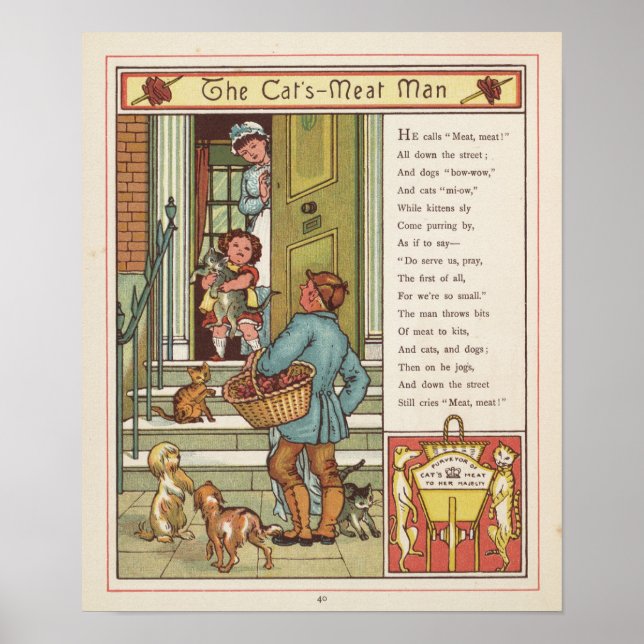 The Cat’s-Meat Man poster (Framsidan)