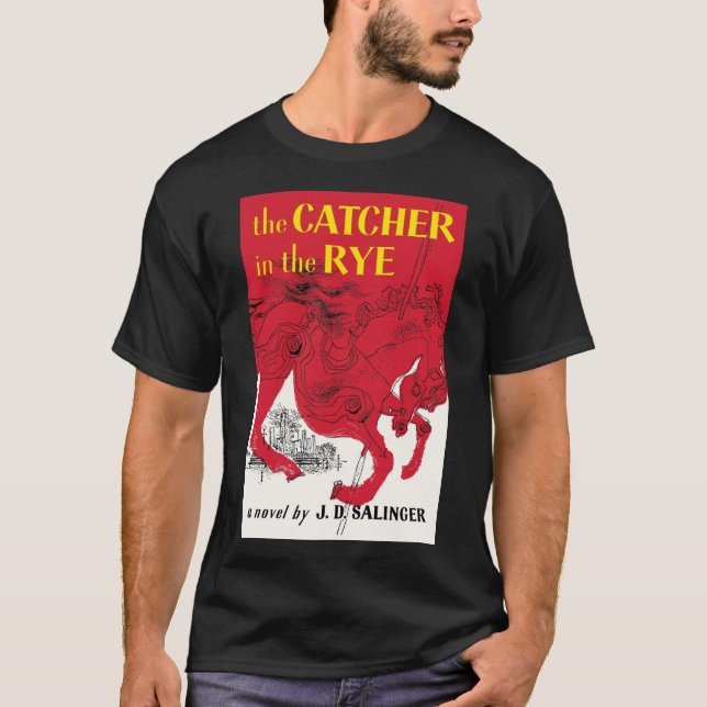 The Catcher in the Rye book cover poster Poster T Shirt (Framsida)