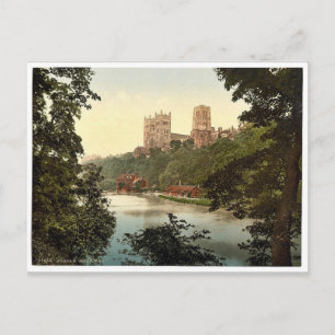 The cathedral, Durham, England sällsynt Photochrom Vykort