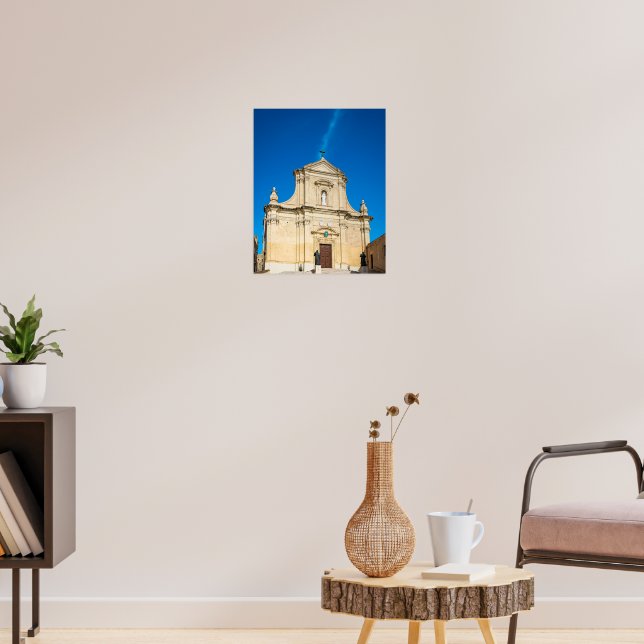 🏰The Cathedral of Gozo Poster (Vardagsrum 3)