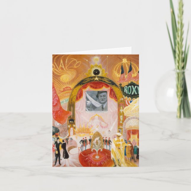 The Cathedrals of Broadway by Florine Stettheimer Tack Kort (Framsida)
