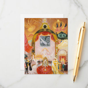 The Cathedrals of Broadway by Florine Stettheimer Tilläggskort