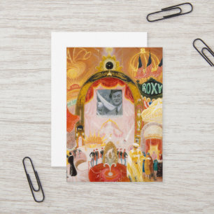 The Cathedrals of Broadway by Florine Stettheimer Visitkort