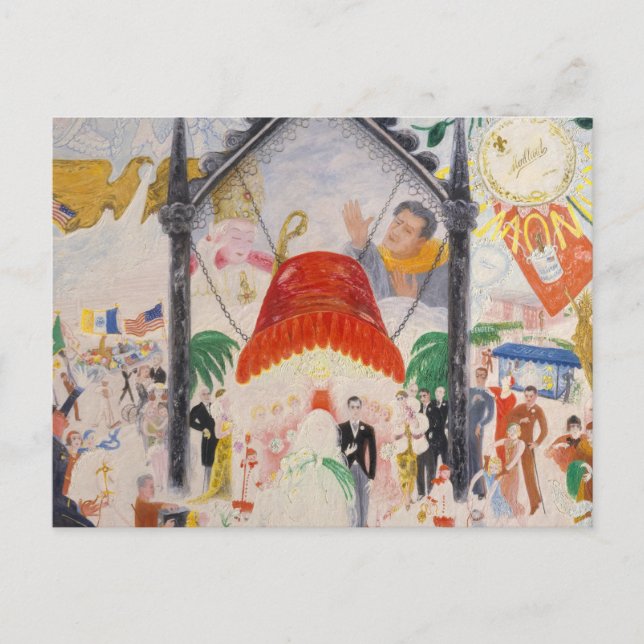 The Cathedrals of Femte Avenue, 1931 Vykort (Framsida)