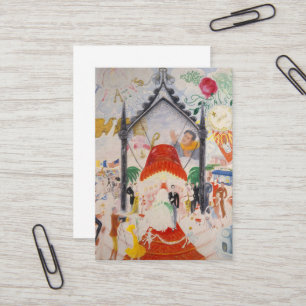 The Cathedrals of Femte Avenue av Stettheimer Visitkort