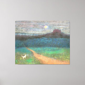 The Cat's Midnight Journey Canvastryck