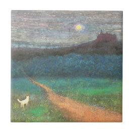 The Cat's Midnight Journey Kakelplatta