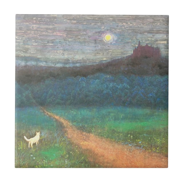 The Cat's Midnight Journey Kakelplatta (Framsidan)