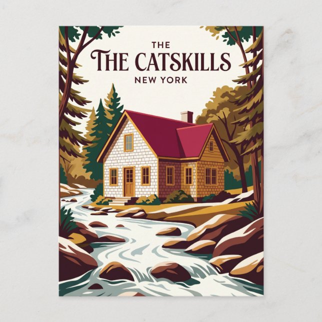 The Catskills USA Vykort (Framsida)