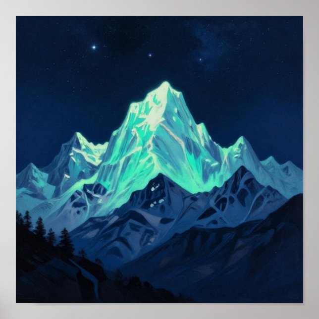 The Celestial Radiance of the Primordial Peak: A N Poster (Framsidan)
