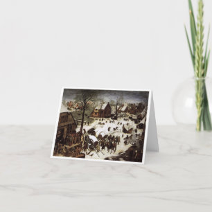 The Census at Bethlehem (Brueger) - Glad helg Kort
