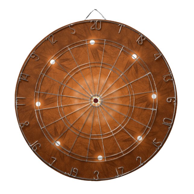 The Central Fire Flower Abstract Darttavla (Framsidan)