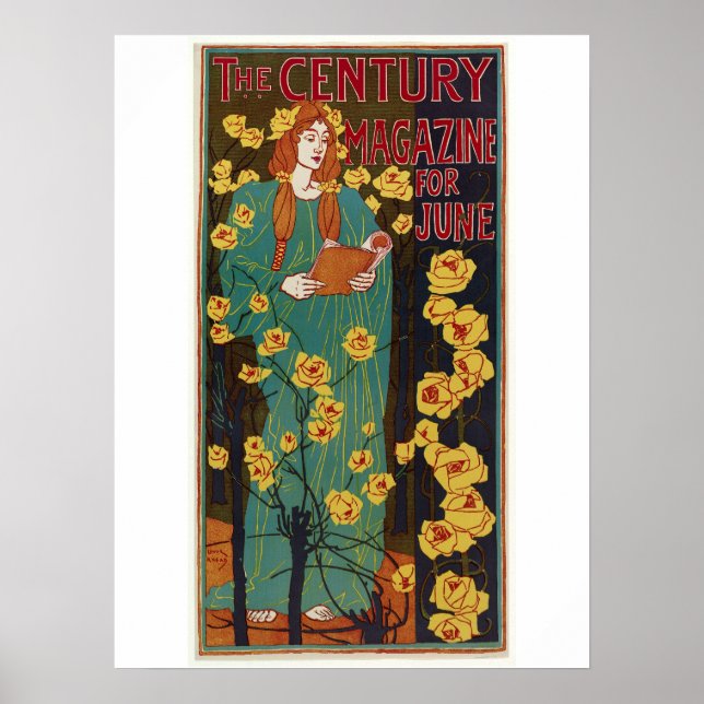 The Century 1896 juniomslag av Rhead Poster (Framsidan)