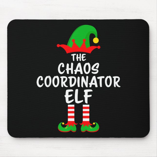 The Chaos Coordinator Elf Matching Family Christma Musmatta (Framsidan)