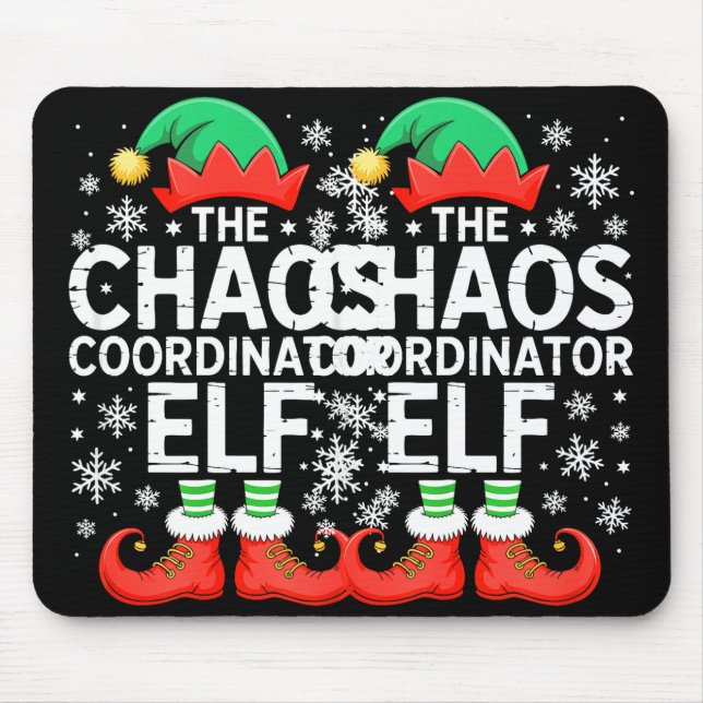 The Chaos Coordinator Elf Shirt Family Matching Ch Musmatta (Framsidan)
