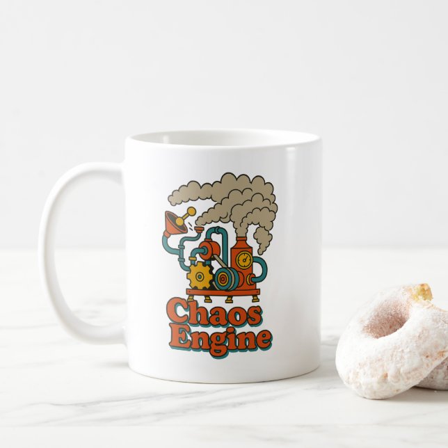 The Chaos Engine Mug Kaffemugg (Med munk)
