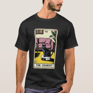 The Chariot Tarot Card Katt Robot Dammsugare Ca T Shirt